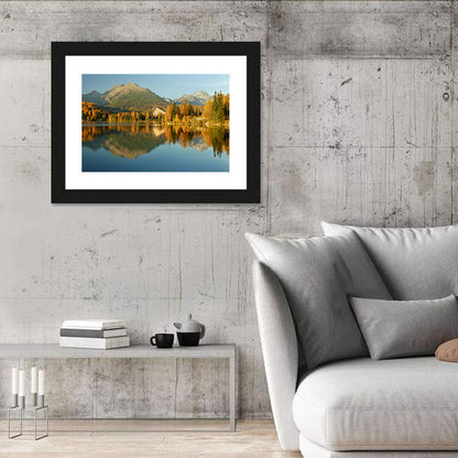 Štrbské Pleso Lake, High Tatras Wall Art
