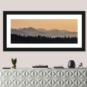 Forest Mountains Range Wall Art