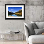 Lake Sils Morning Reflection Wall Art