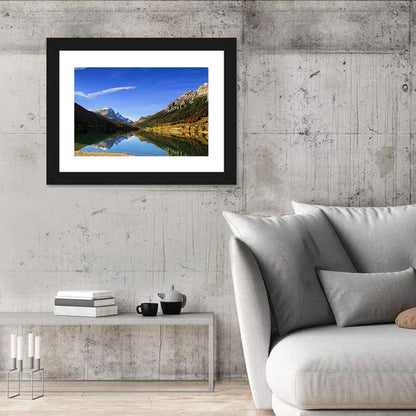 Lake Sils Morning Reflection Wall Art