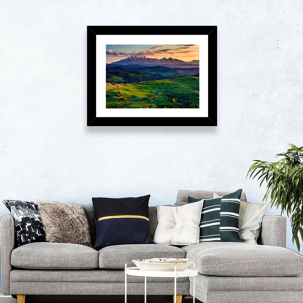Tatras Golden Hour Vista Wall Art