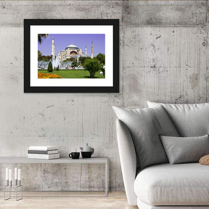 Hagia Sophia Fountain Gardens Istanbul Wall Art