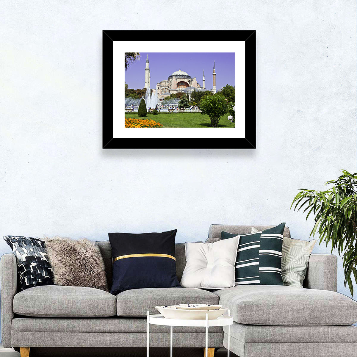Hagia Sophia Fountain Gardens Istanbul Wall Art