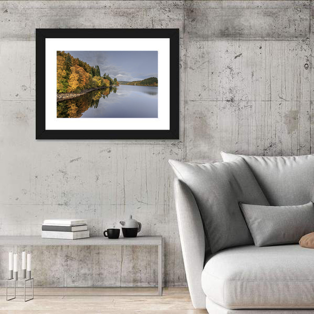 Autumn at Lake Vyrnwy Wall Art