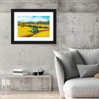 Harvest Season Farm Landscape Wall Art