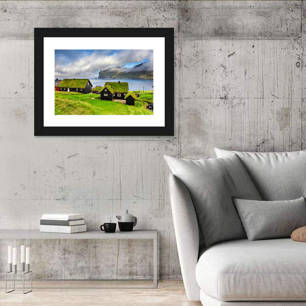 Saksun Village Landscape Wall Art