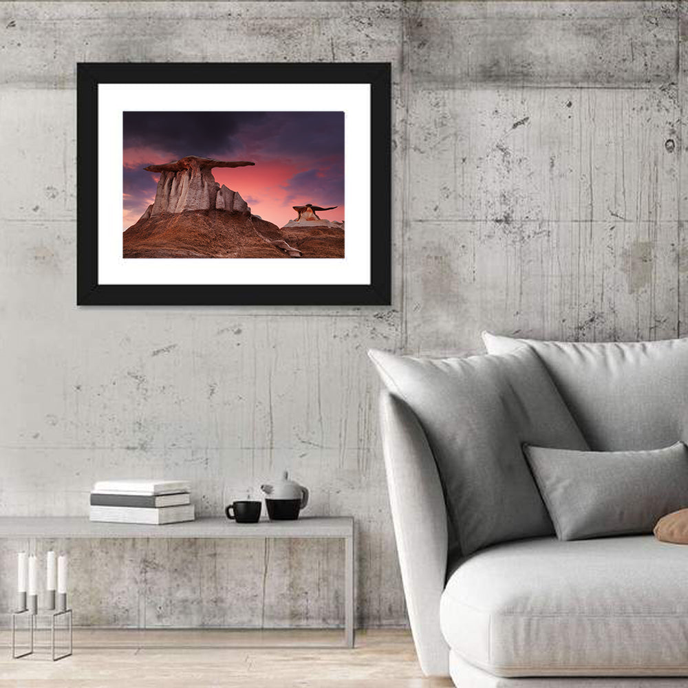 Wings Formation, Bisti Hoodoos Wall Art