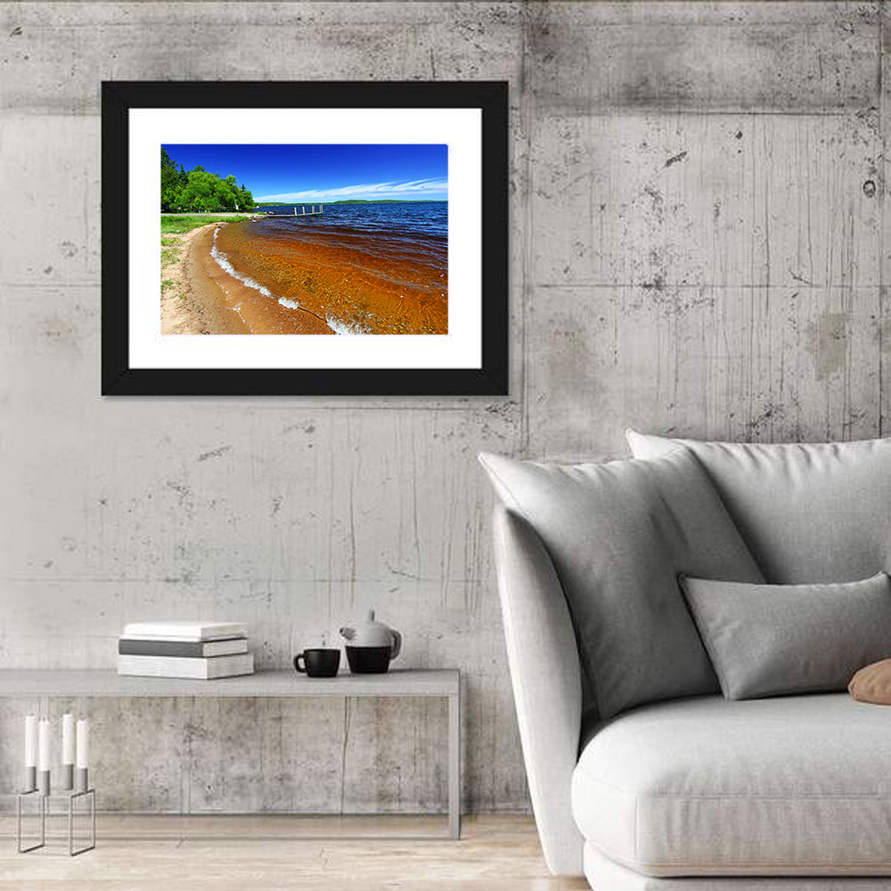 Lake Gogebic Sunny Shoreline Wall Art