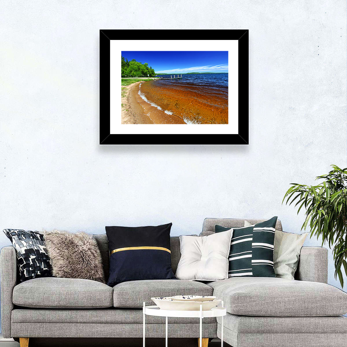 Lake Gogebic Sunny Shoreline Wall Art