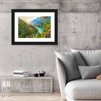 Diablo Lake Sunrise Wall Art