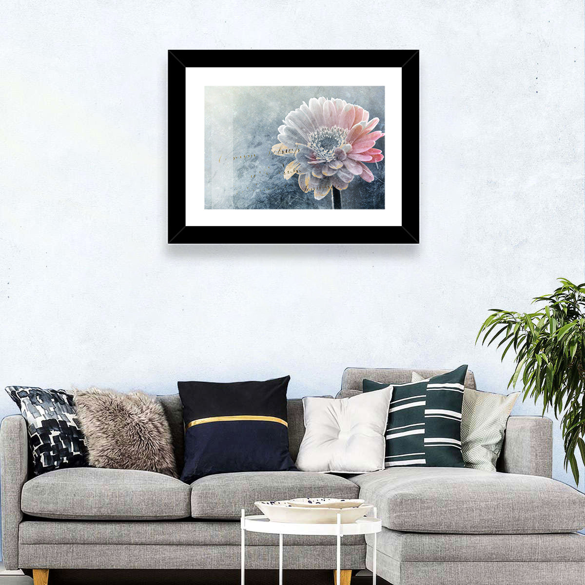 Winter Flower Painting Wall Art