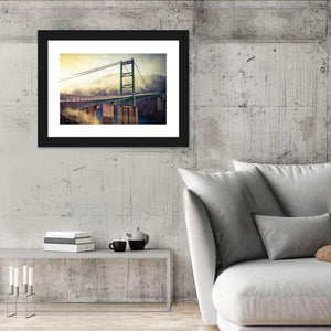 Bridge Over Lake Oroville Wall Art