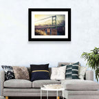 Bridge Over Lake Oroville Wall Art