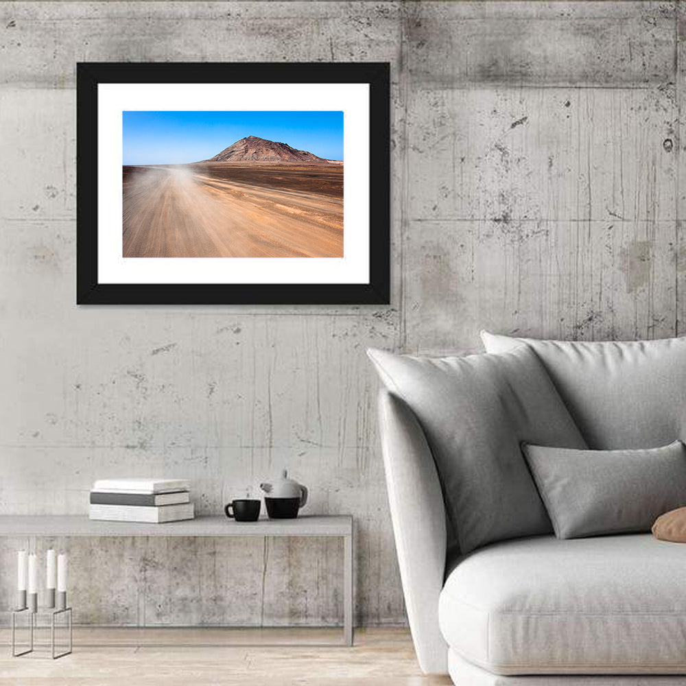 Cabo Verde Crater Road Wall Art