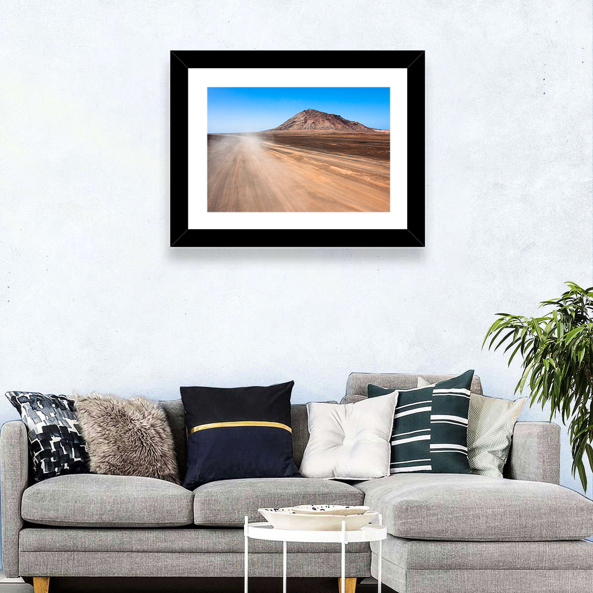 Cabo Verde Crater Road Wall Art