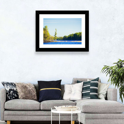 Summer Forest Lake Wall Art