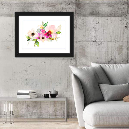 Floral Petals Watercolor Wall Art