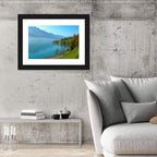 Lake Brienz Misty Shoreline Wall Art