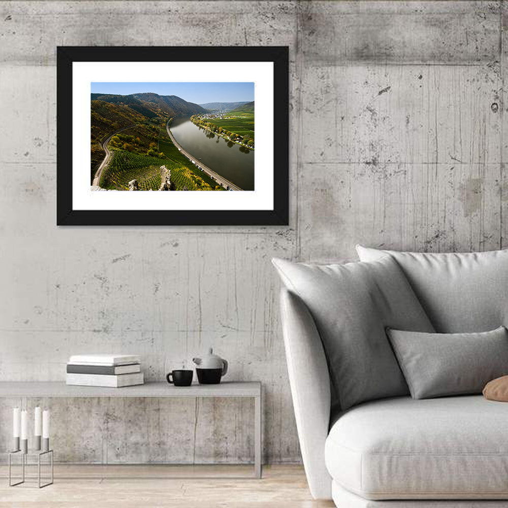 Mosel Valley at Bremm, Germany Wall Art