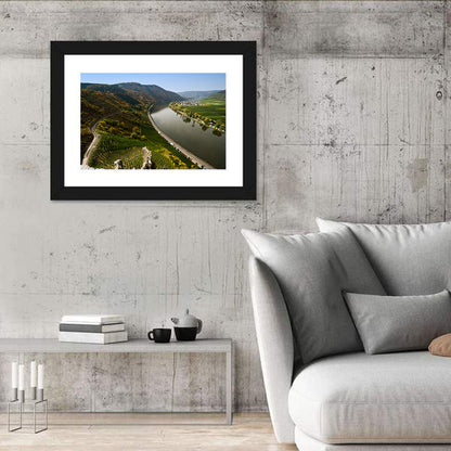 Mosel Valley at Bremm, Germany Wall Art