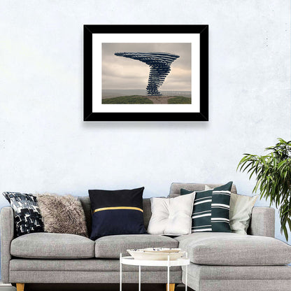 Singing Ringing Tree on Grassy Hill Wall Art