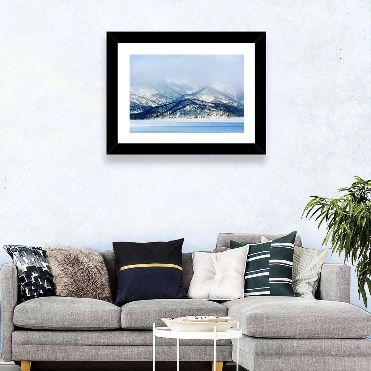 Frozen Lake Kussharo Wall Art