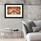 Marble Temple at Sunset Wall Art