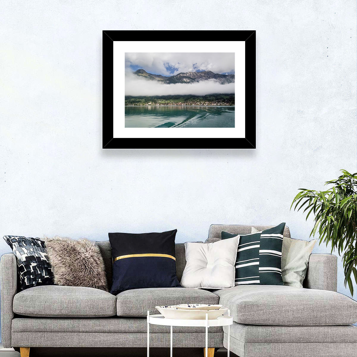 Lake Brienz Reflection Wall Art