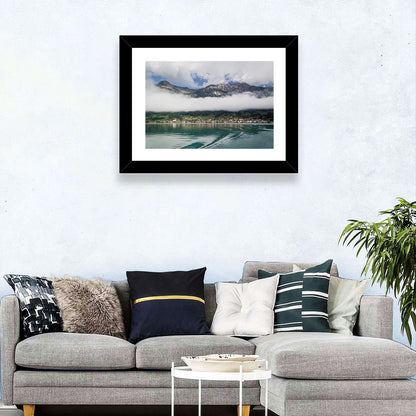 Lake Brienz Reflection Wall Art
