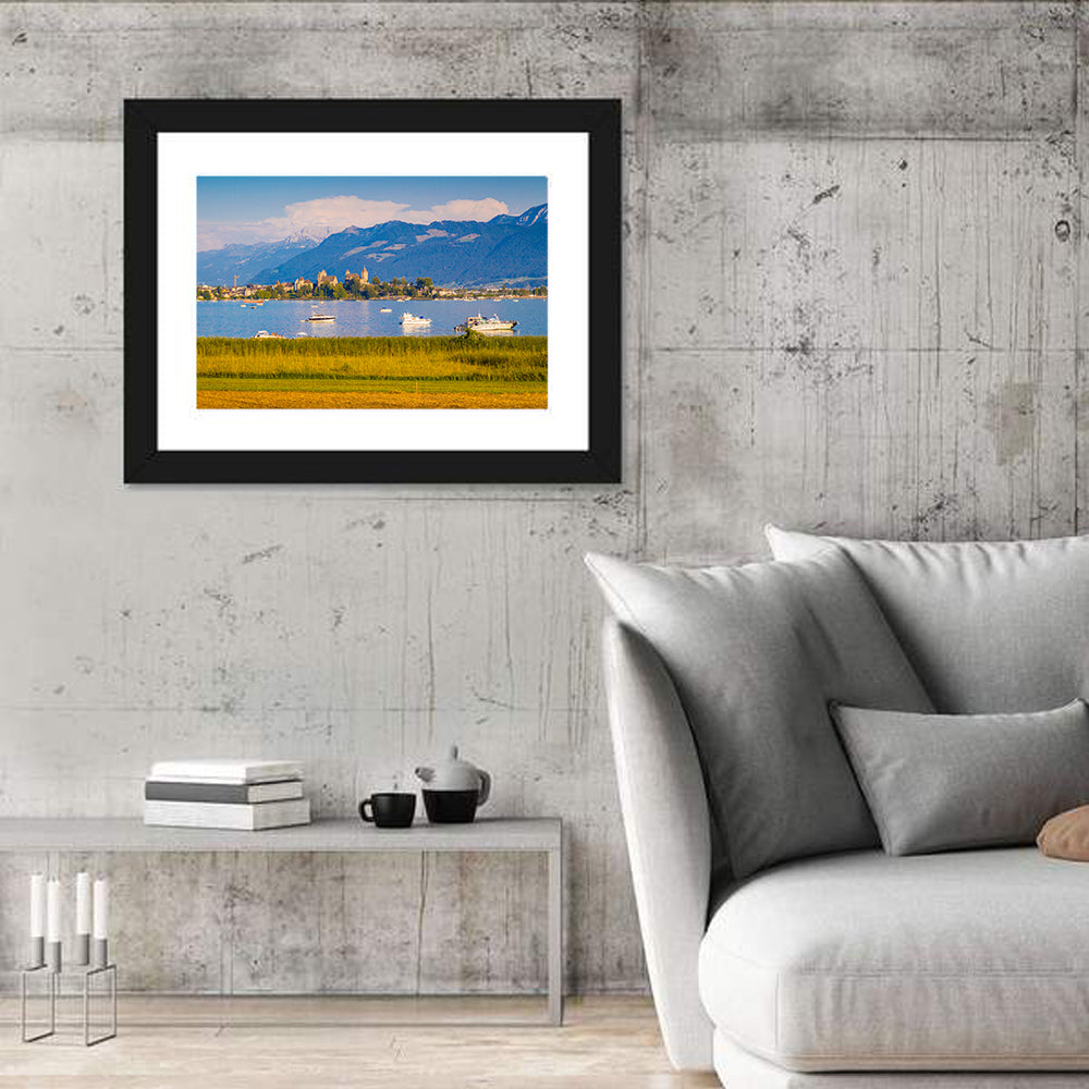 Rapperswil Castle Over Lake Zurich Wall Art