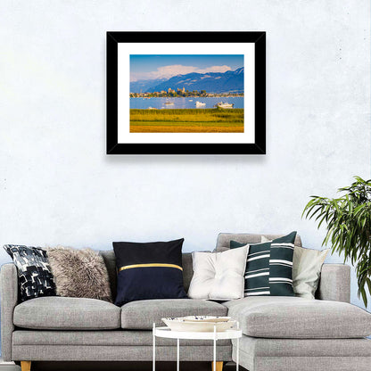 Rapperswil Castle Over Lake Zurich Wall Art