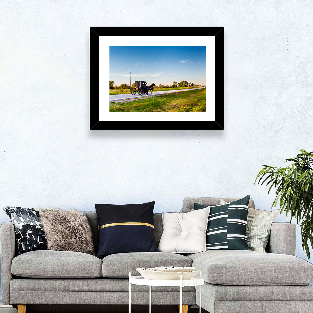 Amish Horse and Buggy, Oklahoma Wall Art