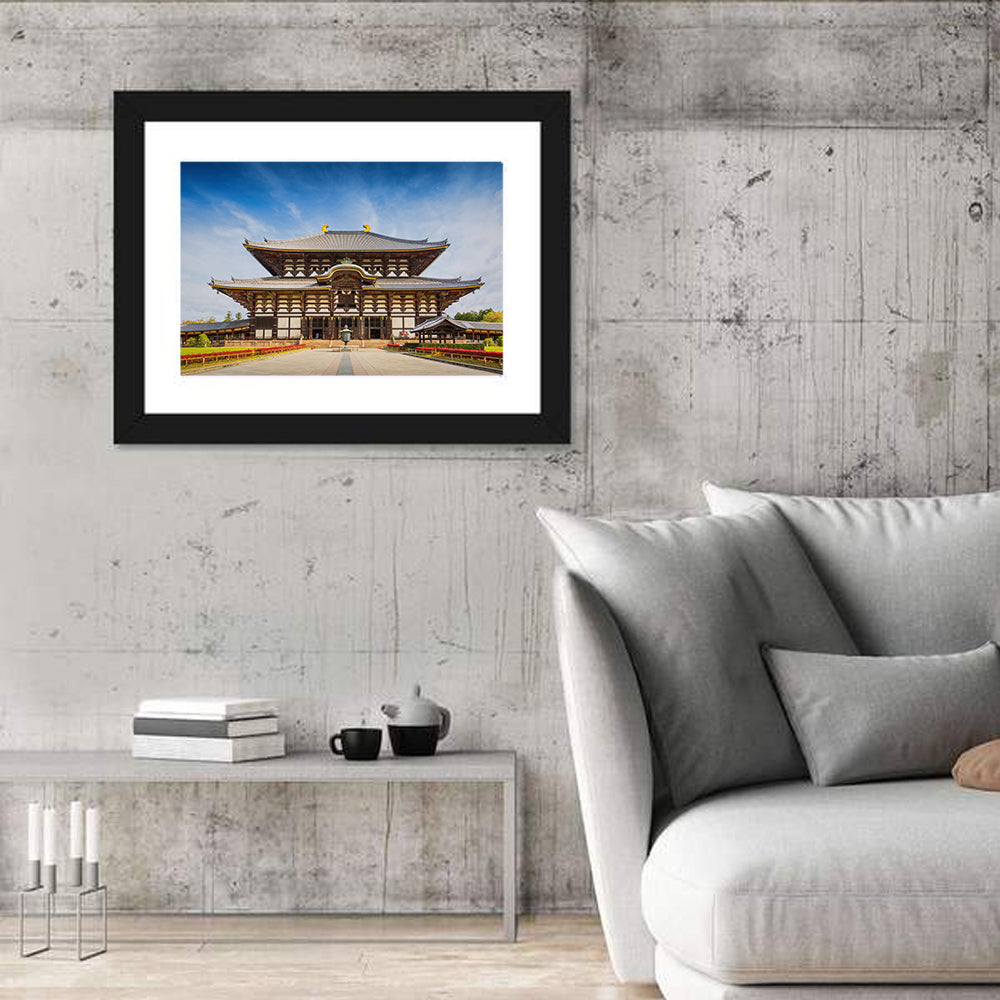 Todai-ji Temple Great Buddha Hall Wall Art in a room, landscape