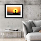 Champion Silhouette at Sunset Wall Art