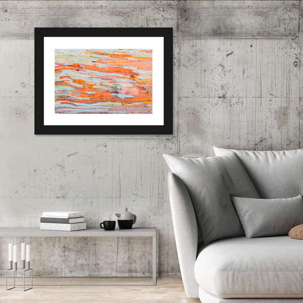 Abstract Eucalyptus Bark Layers Wall Art