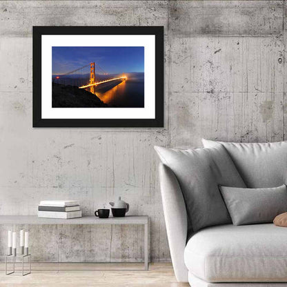 Golden Gate Bridge at Night Wall Art