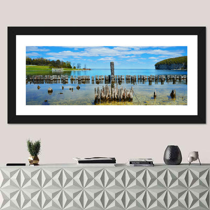 Big Bay De Noc Garden View Wall Art