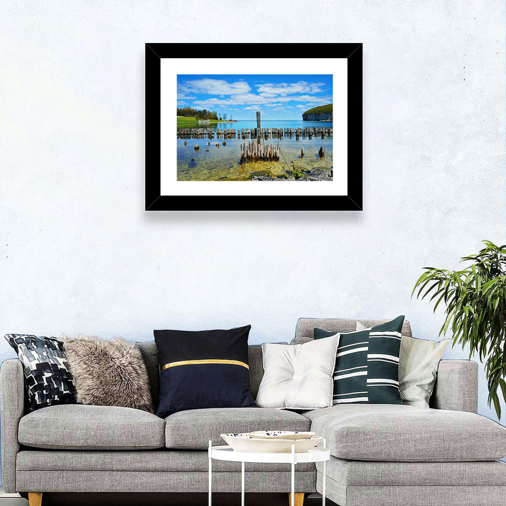 Big Bay De Noc Garden View Wall Art