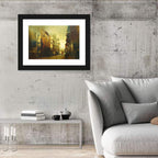 Golden Hour Urban Street Wall Art