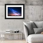 Milky Way Over Silhouetted Hills Wall Art