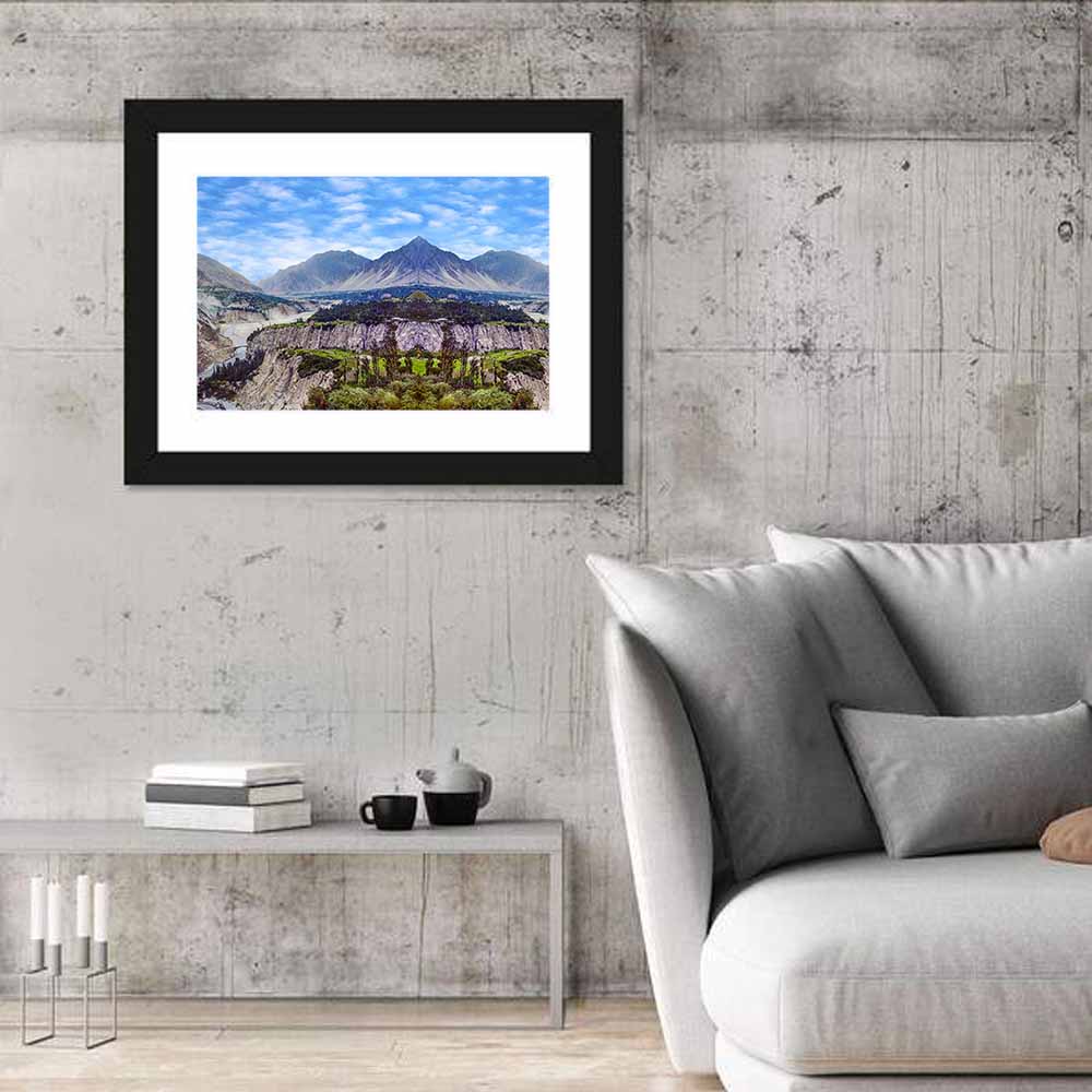 Karimabad Valley Reflection Wall Art
