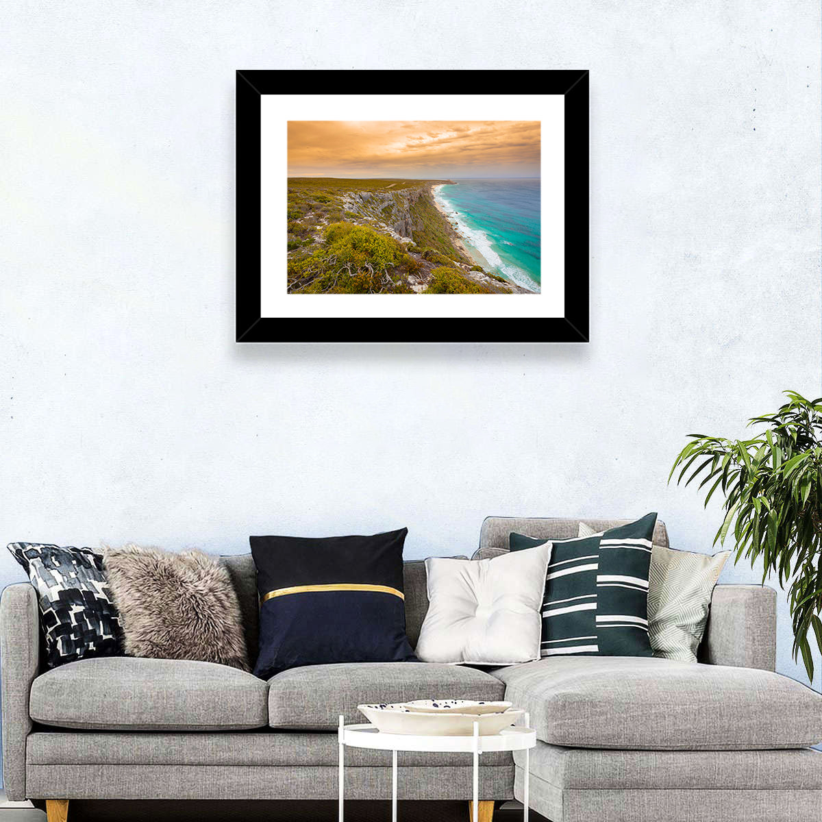 Kangaroo Island Turquoise Cliff Coast Wall Art