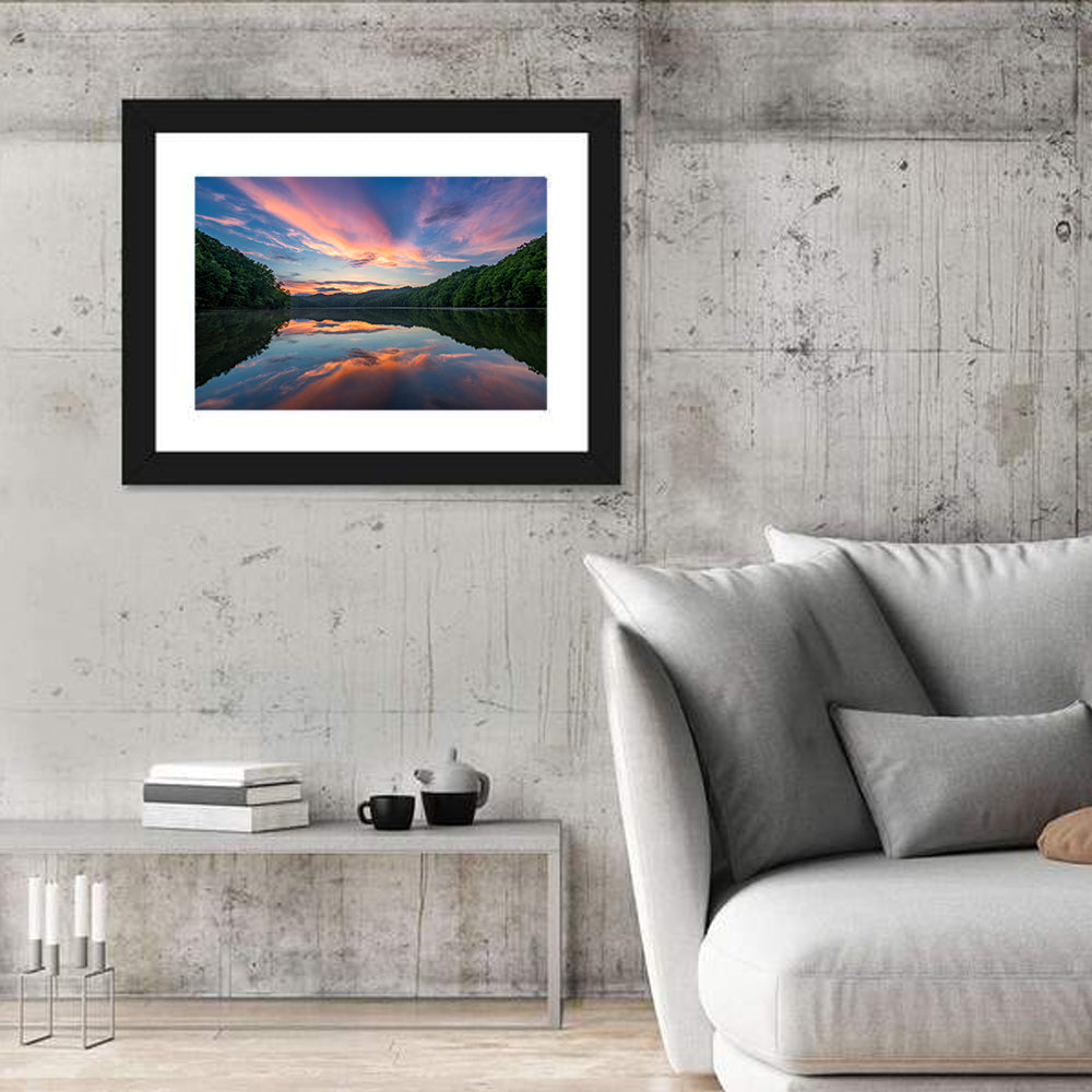 Appalachian Lake Sunset Wall Art
