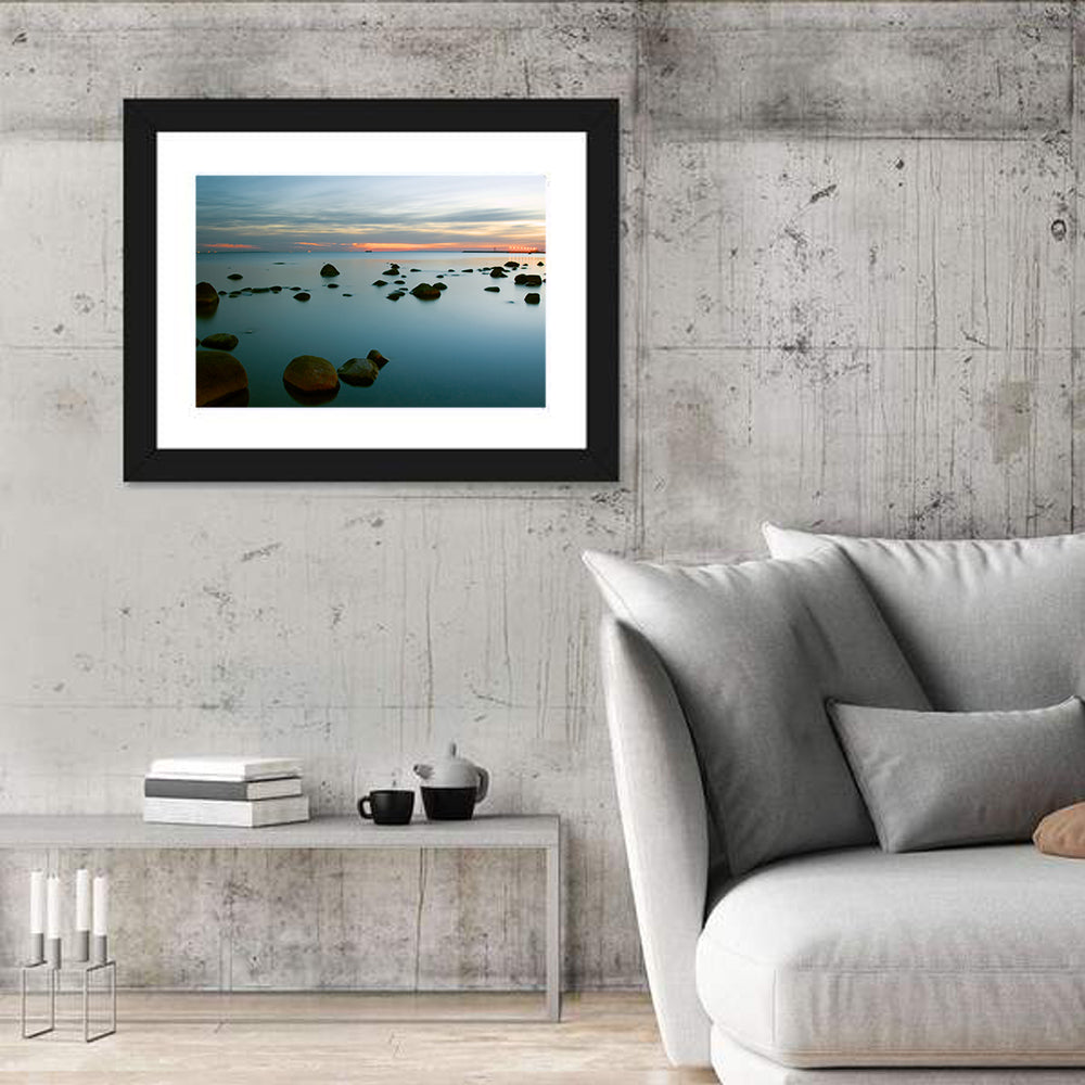 Baltic Sea at Twilight Wall Art