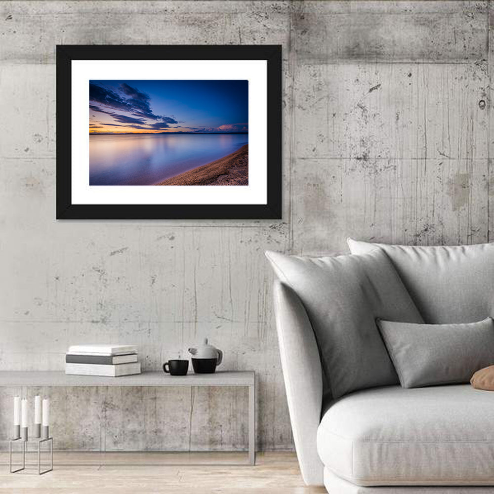 Lake Winnipesaukee Shoreline Sunset Wall Art
