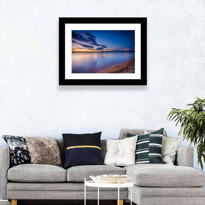 Lake Winnipesaukee Shoreline Sunset Wall Art