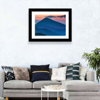 Twilight Mountain Range Wall Art