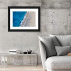 Myrtos Beach Aerial View Wall Art
