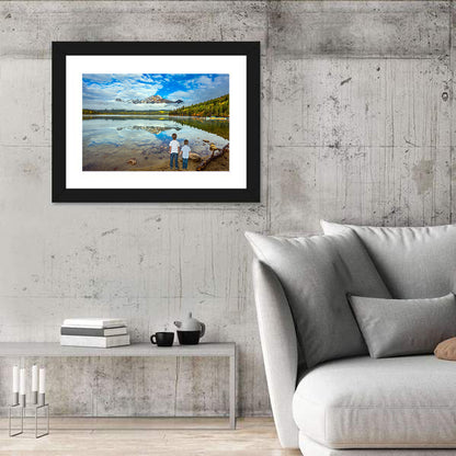 Pyramid Lake Reflection Wall Art