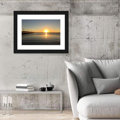 Lake Ray Hubbard Sunset Reflection Wall Art